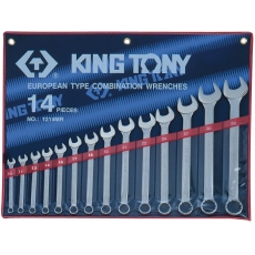 1214MR Набор комбинированных ключей, 10-32 мм, 14 предметов KING TONY 1214MR
