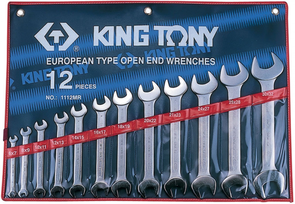 1112MR Набор рожковых ключей, 6-32 мм, 12 предметов KING TONY 1112MR